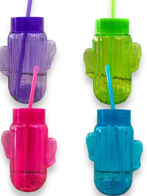 CL3-Vaso cactus con sorbete transparente