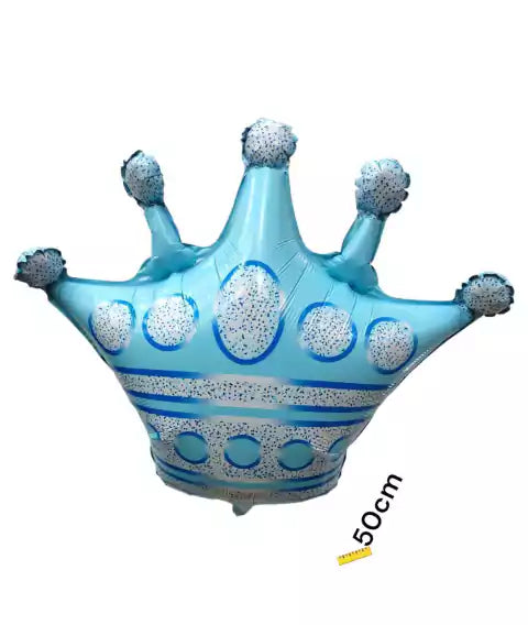 CL3-GLOBO CORONA CELESTE X 10 UNIDAD