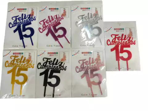 CL3-TOPPER FELIZ CUMPLEAÑOS 15