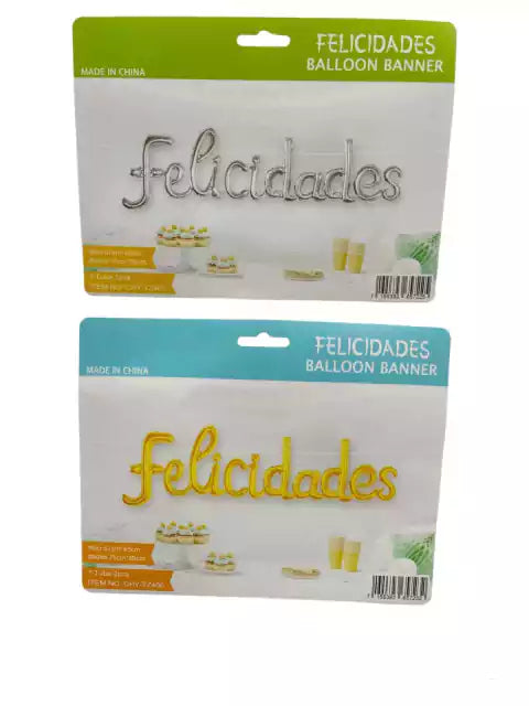 CL3-GLOBO LETRA FELICIDADES