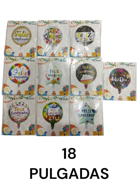 CL3-GLOBO DE 18 PULGADAS X UNIDAD