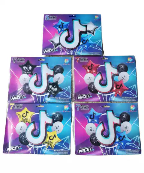 CL3-COMBO DE GLOBOS TIK TOK X 5