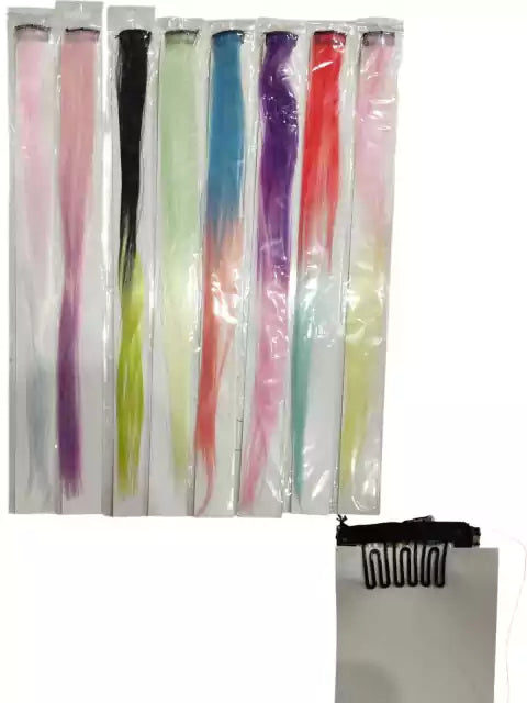 CL3-EXTENSIONES DE PELO BICOLOR C/ CLIPS X 12
