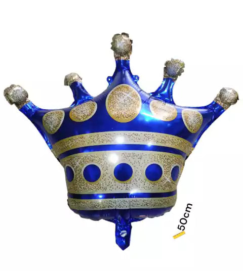 CL3-GLOBO CORONA AZUL X 10 UNIDAD