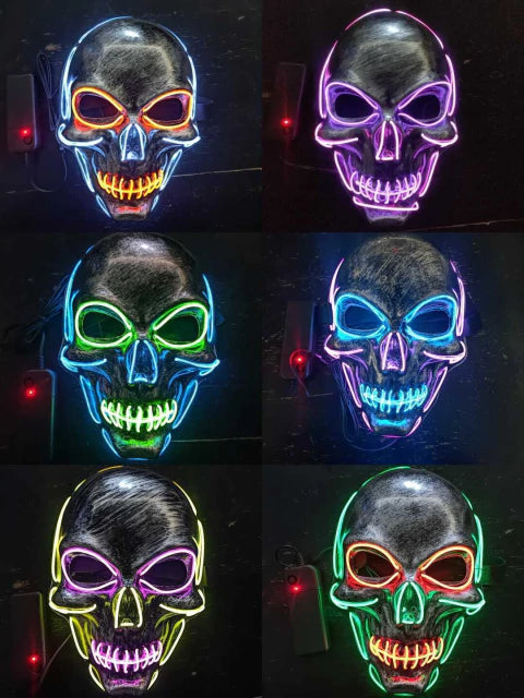 CL3面罩带灯,三种灯光功能