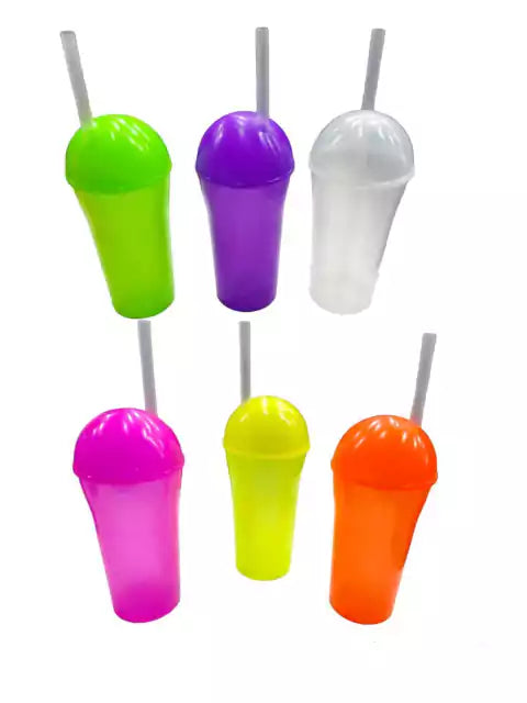 CL3-VASO PLÁSTICO TAPA Y SORBETE