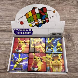 IHT-CUBO RUBIK, CUBO MAGICO 3X3 POKEMON X6 PCS