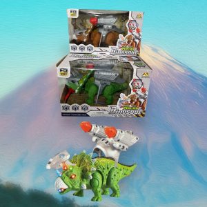 IHT-DINOSAURIO A PILA CAMINA Y LANZA COHETE