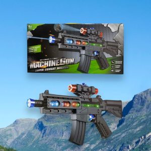 IHT-METRALLADORA CON LUZ Y PROYECTOR