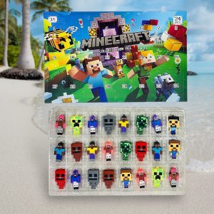 IHT-MINECRAFT MUÑECO ADVIENTO X24 PCS