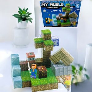 IHT-CUBO MINECRAFT IMANTADA X50