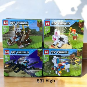 LEGO MINECRAFT X4 N.831 EFGH