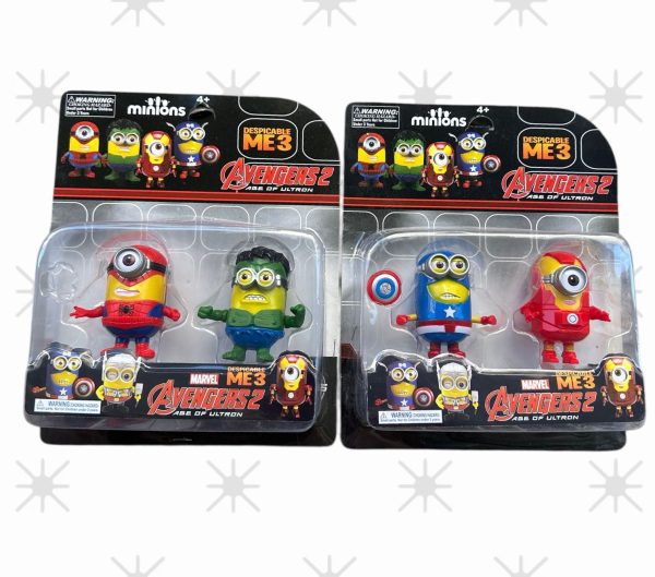 IHT-MINIONS X2 PCS SUPER HEROE