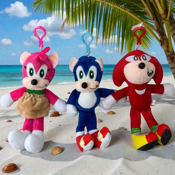 IHT-LLAVERO DE PELUCHE SONIC