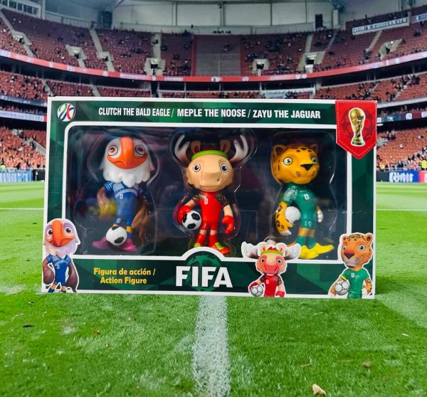 MASCOTAS MUNDIAL 2026 EN CAJA
