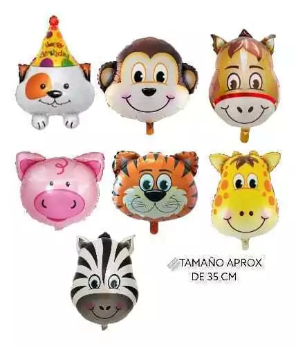 CL3-GLOBOS DE ANIMALES X 10 UNIDAD