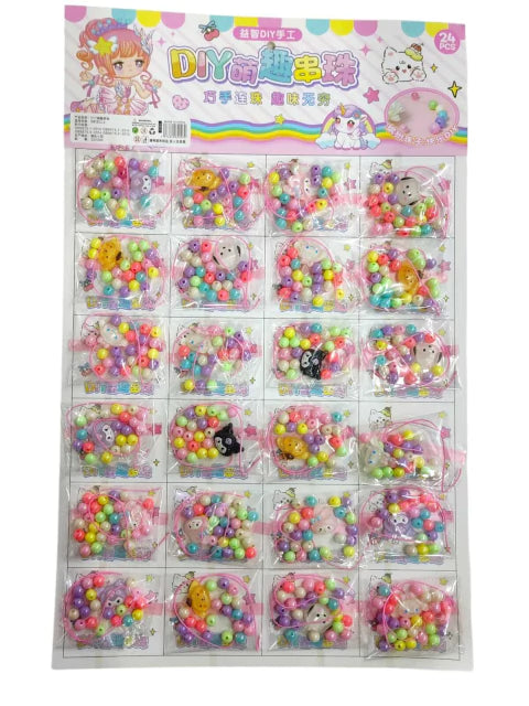 CL3-SET PARA ARMAR PULSERAS X 24 PCS