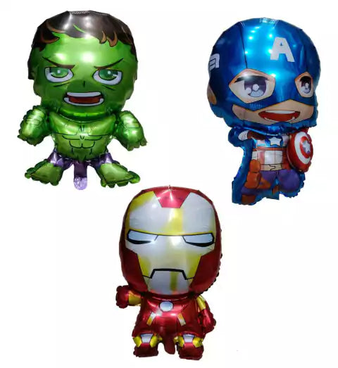 CL3-GLOBO DE SÚPER HÉROE X 10 UNIDAD