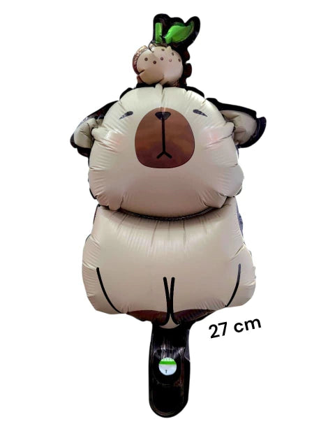 GLOBO SILUETA DE 27 CM CAPIBARA