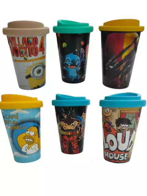 CL3-VASO TERMICO 380ML PERSONAJE SURTIDO