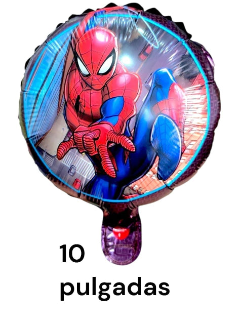 GLOBO SPIDERMAN DE 10 PULGADAS X50 PCS