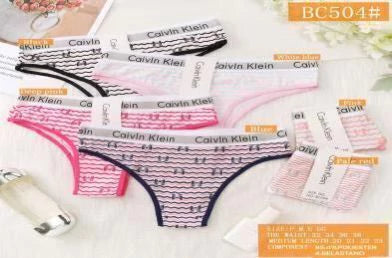 VEDETINA CALVIN KLEIN ESTAMPADA X12 (HT- 2847/ COD. 5045)