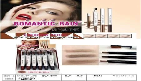 DELINEADOR DE CEJAS + CEPILLO ROMANTIC RAIN (HT- 2812/4783)