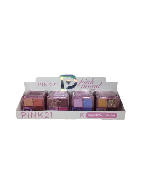 SOMBRAS CON GLITTER PINK 21 (COD. 88532)