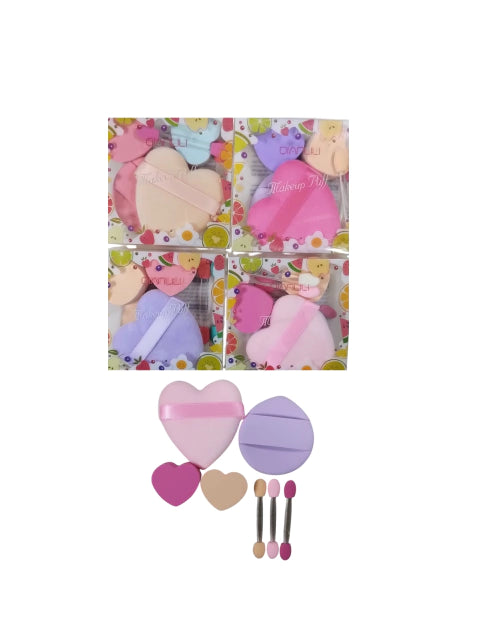 GMF 海绵套装 + 3 个眼影刷(HT-2439/24396)