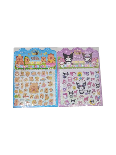 GMF-Plancha de Stickers personajes (HT- 2140/ 60027)