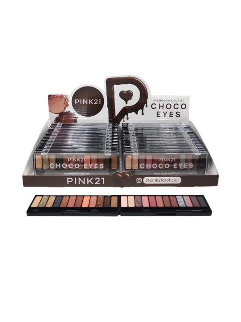 SOMBRA DE OJOS + GLITTER PINK 21 (COD. 88518)