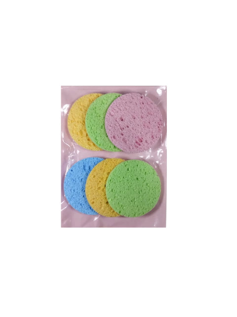 ESPONJAS LIMPIEZA FACIAL X 6 QIANLILI (COD. 25621)