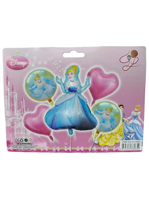 setx5 unidades de globos metalizados cenicienta