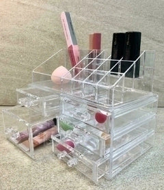 GMF-ORGANIZADOR DE MAQUILLAJE CON 5 CAJONES DE ACRÍLICO COD.HT-1208