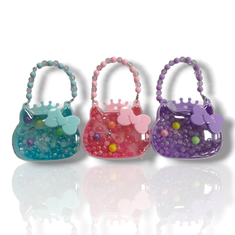 GMF-ESTUCHE DE PLASTICO EN FORMA DE HELLO KITTY PARA HACER MANUALIDADES COD.HT1021