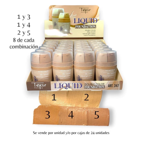 GMF-BASE LÍQUIDA DOUBLE COLOR NATURAL LIGHT TEJAR COD.84201