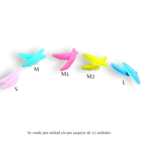 GMF-MOLDE DE SILICONA PARA LIFTING DE PESTAÑAS X10