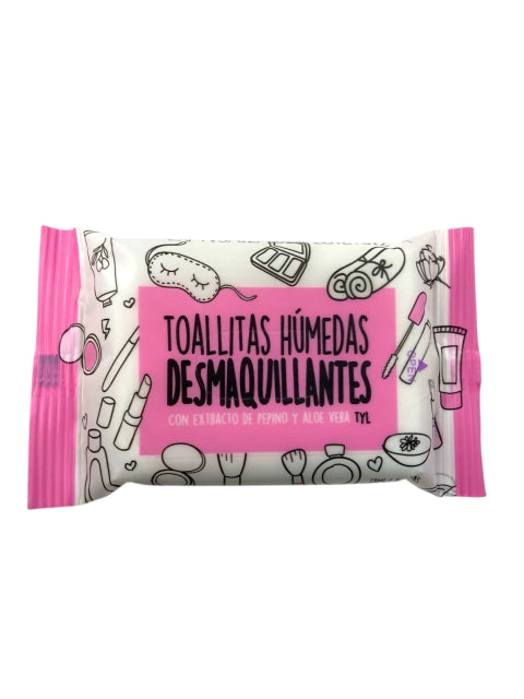 GMF-TOALLITAS HÚMEDAS DESMAQUILLANTES CON EXTRACTO DE PEPINO Y ALOE VERA COD:TY0407