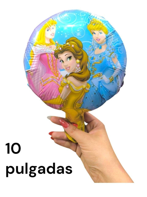 GLOBO PRINCESAS DE 10 PULGADAS X50 PCS