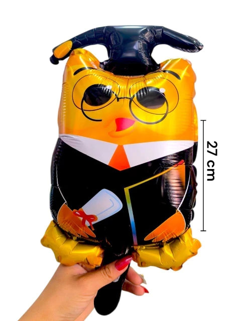 GLOBOS BUHO GRADUACION X50 UNIDAD