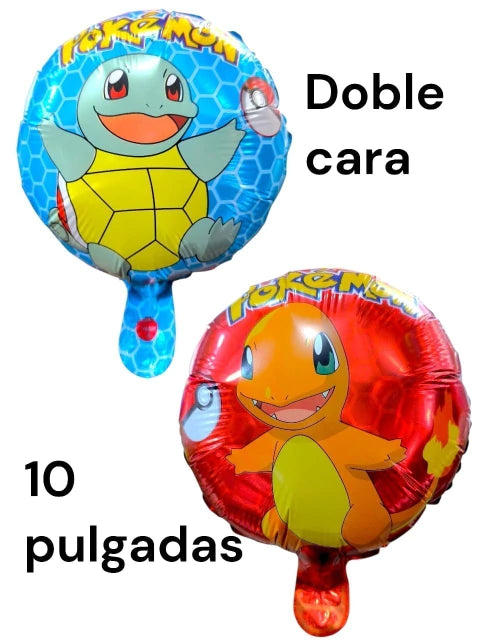 globo redondo de 10 pulgadas x50 unidades pokemon
