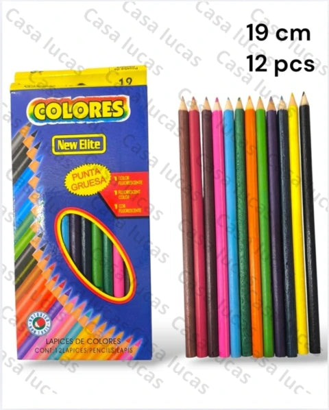 lapices de colores x12