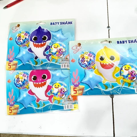 CL3-SET x 5 baby shark