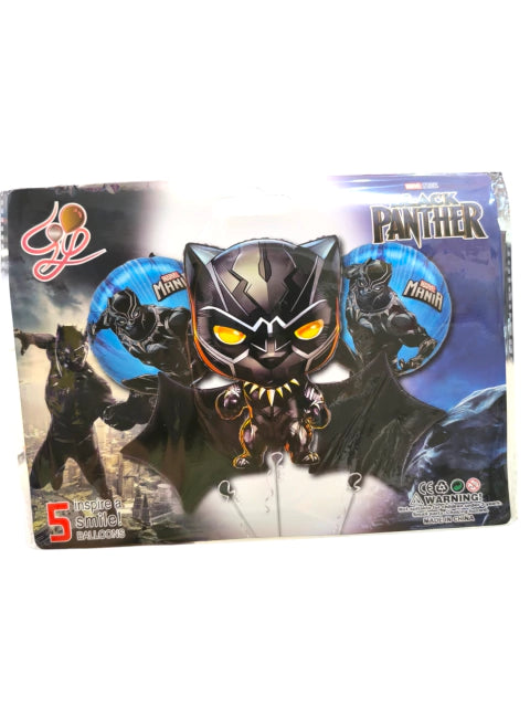 CL3-SET de globos x5 unidades la pantera negra