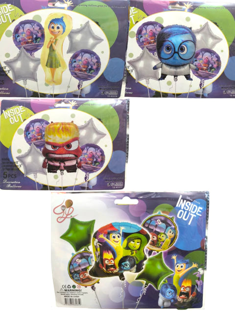 CL3-Sets de globos x5 unidades intensamente