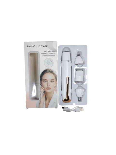 DEPILADORA FACIAL RECARGABLE 4 EN 1 SHAVER (HT-3129/ COD. 66238)