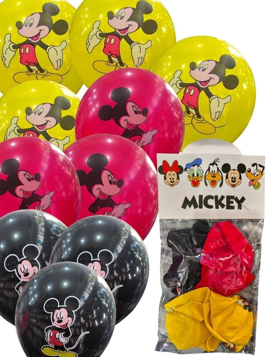 CL3-PACK DE GLOBO PERSONAJES X10 DE 12 PULGADAS