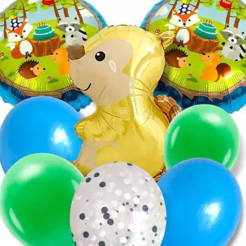 CL3-set de globo animales del bosque