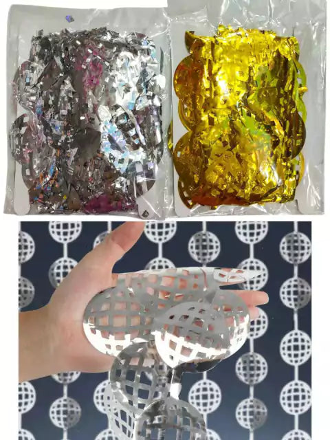 CL3-CORTINA FORMA PELOTA BOLICHE