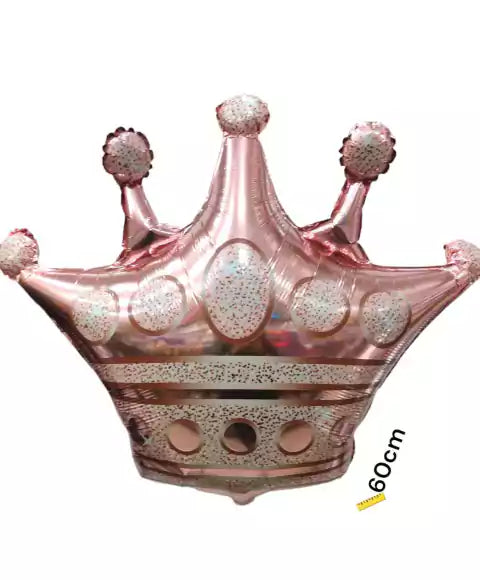 CL3-GLOBO X 10 UNIDAD CORONA ROSA GOLD